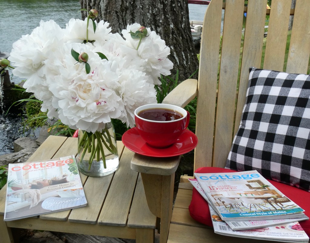 Peonies, Tea, and The&nbsp;Loons