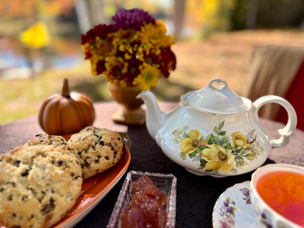 Fall Scones and Foliage
