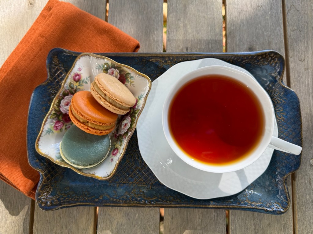 Tea and Macarons Back&nbsp;Home